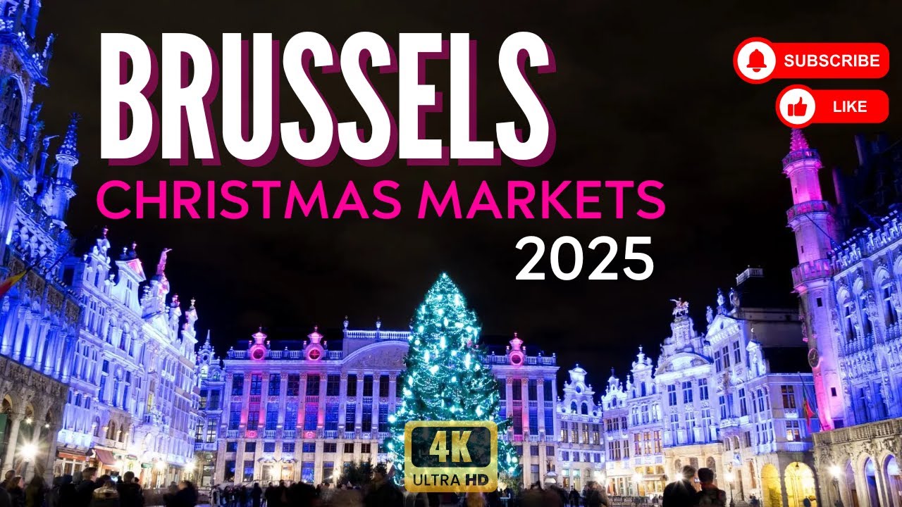 Brussels Christmas Market 2025 - Belgium tour - Bruxelles