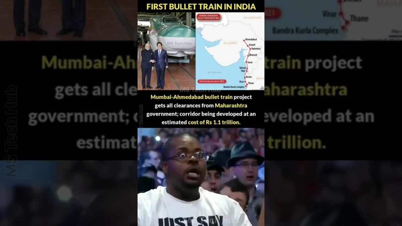 🚄 India&rsquo;s First Bullet Train 🇮🇳 | Mumbai&ndash;Ahmedabad Mega Project 2025 💥
