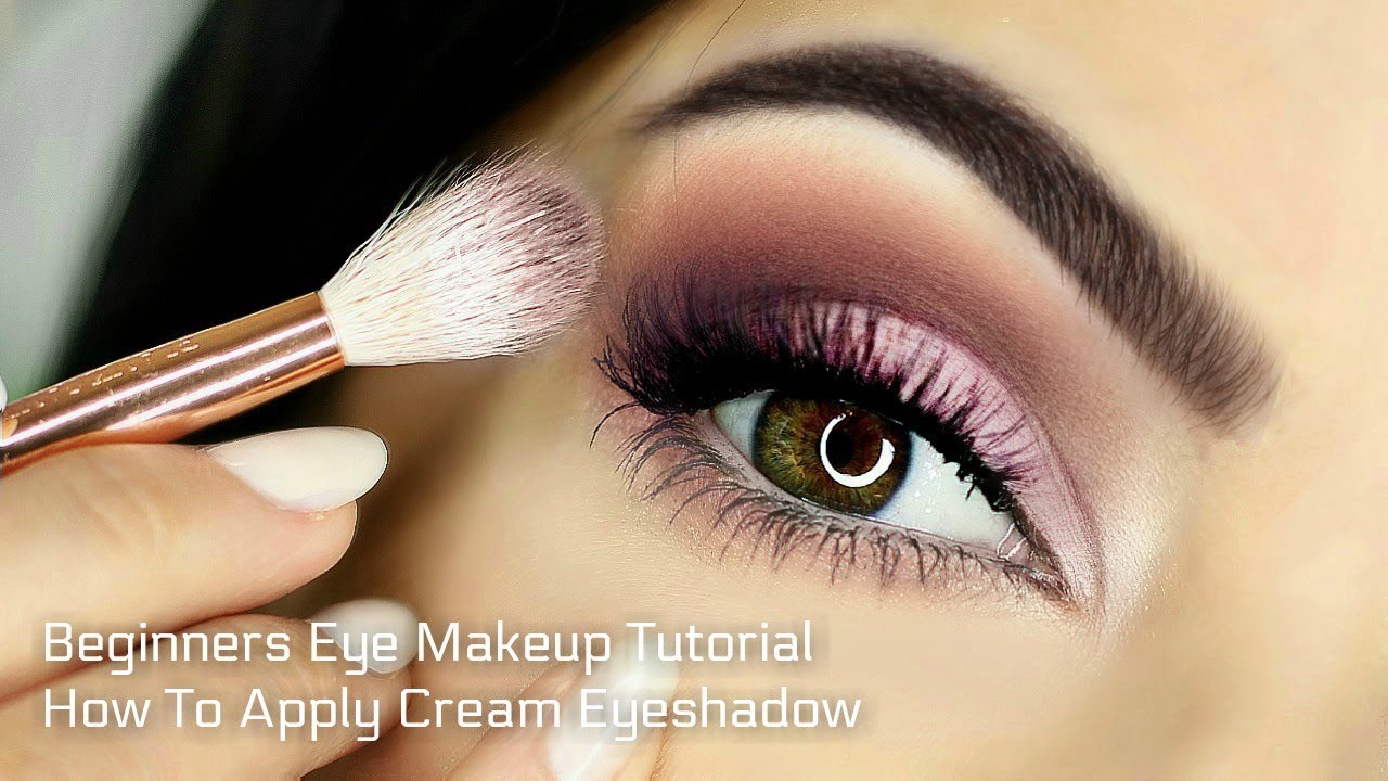 Beginners Eye Makeup Tutorial | Soft Glam | How To Apply Cream Eyeshadow