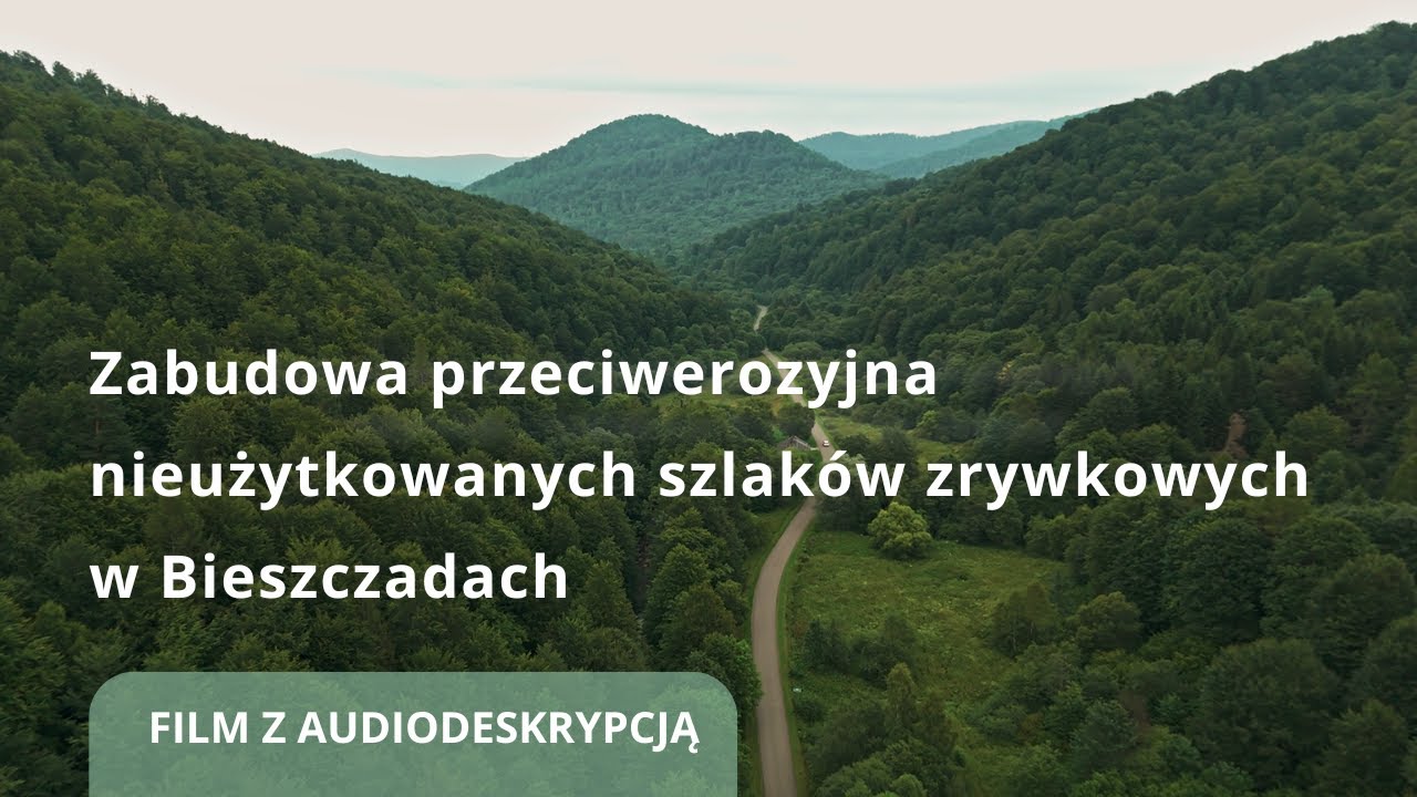 Zabudowa przeciwerozyjna nieużytkowanych szlaków zrywkowych w Bieszczadach AD