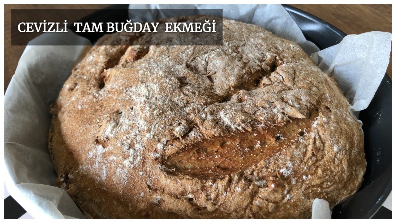 Cevizli Tam Buğday Ekmeği | Karantinada kendi ekmeğini yap | Evde ekmek tarifi 🍞