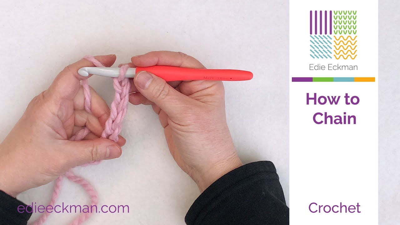 How to Crochet a Chain (Right-Handed)