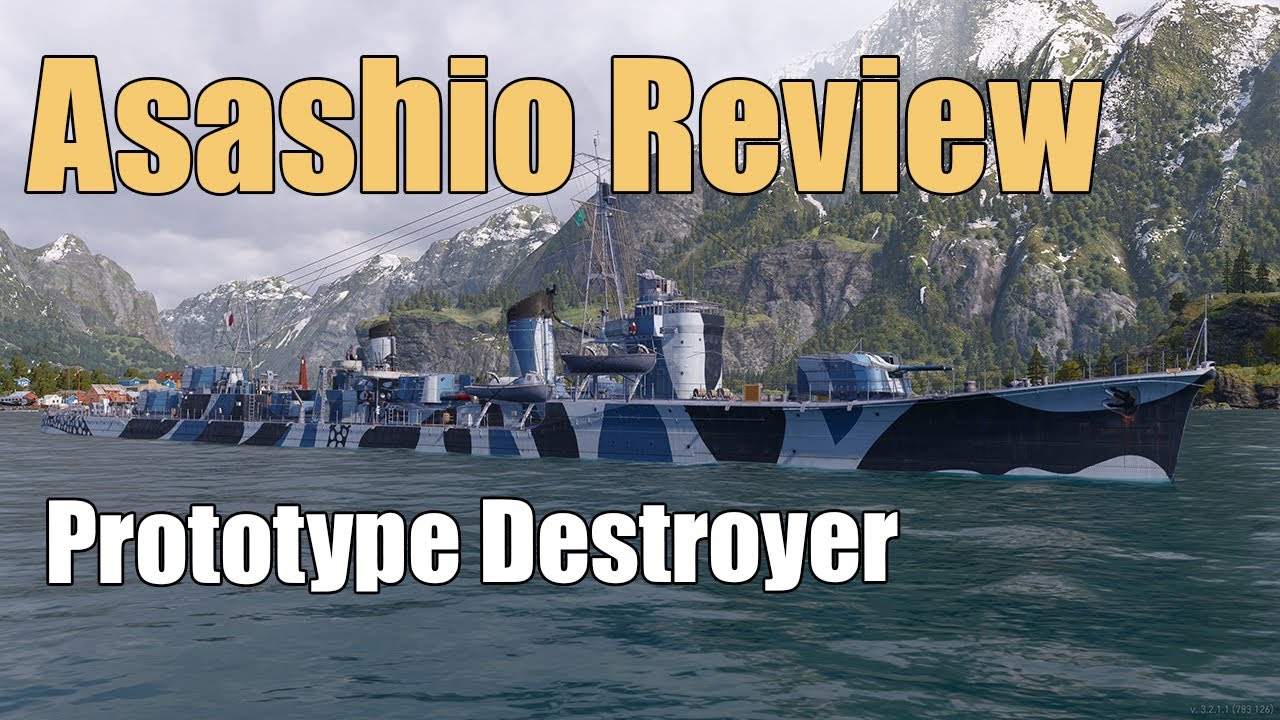 Asashio Review: Prototype Destroyer | World of Warships Legends | 4k | Xbox Series X