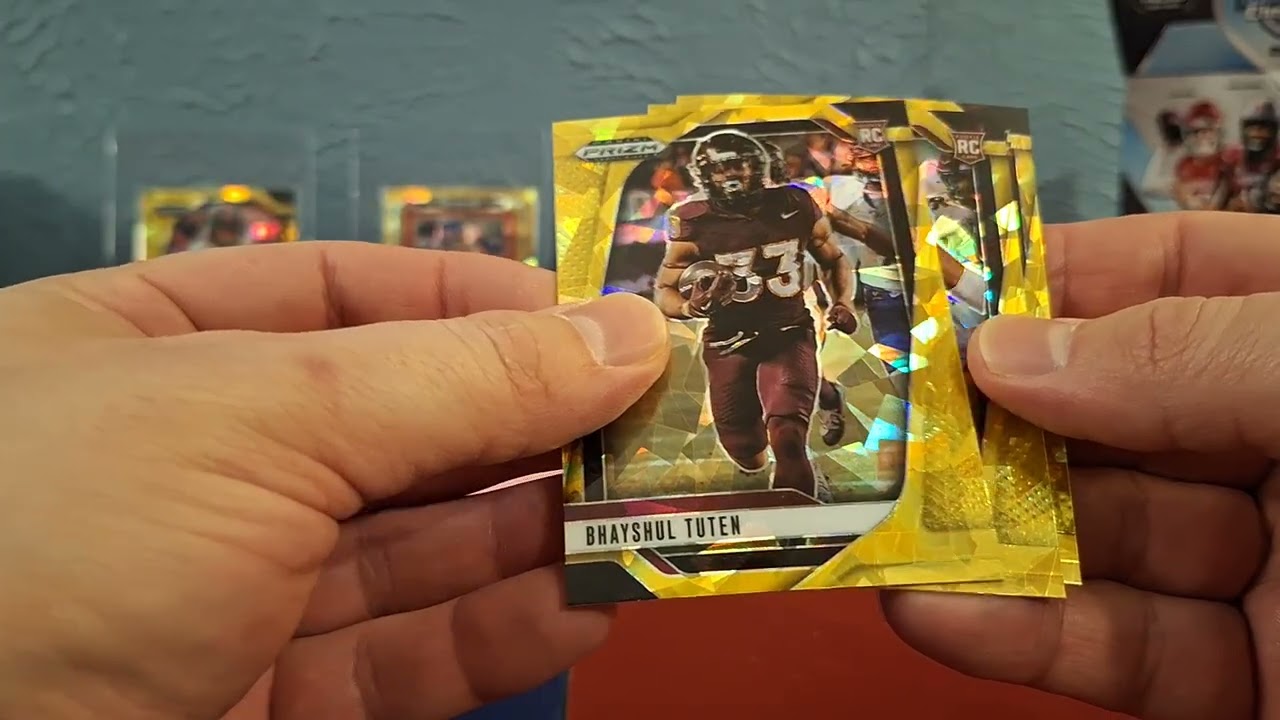 EP#82 - Bowman Chrome U vs Prizm Draft Picks Football Mega Box Battle