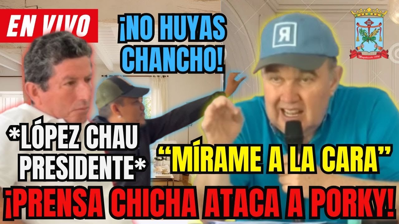 💥 ¡INSÓLITO, SEGUNDA VUELTA SERÁ con LÓPEZ CHAU!? | LÓPEZ ALIAGA: CONFERENCIA de PRENSA en MOYOBAMBA