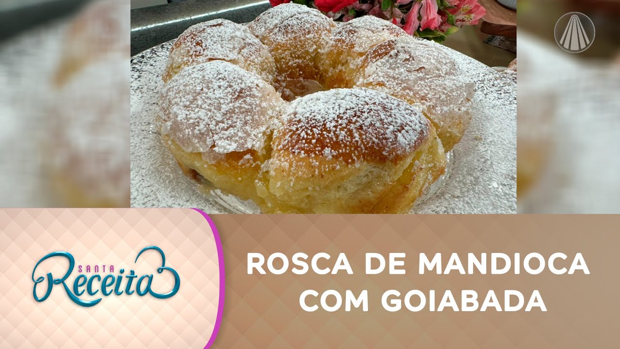 Chef Raquel Souza ensina o preparo da rosca de mandioca recheada com goiabada