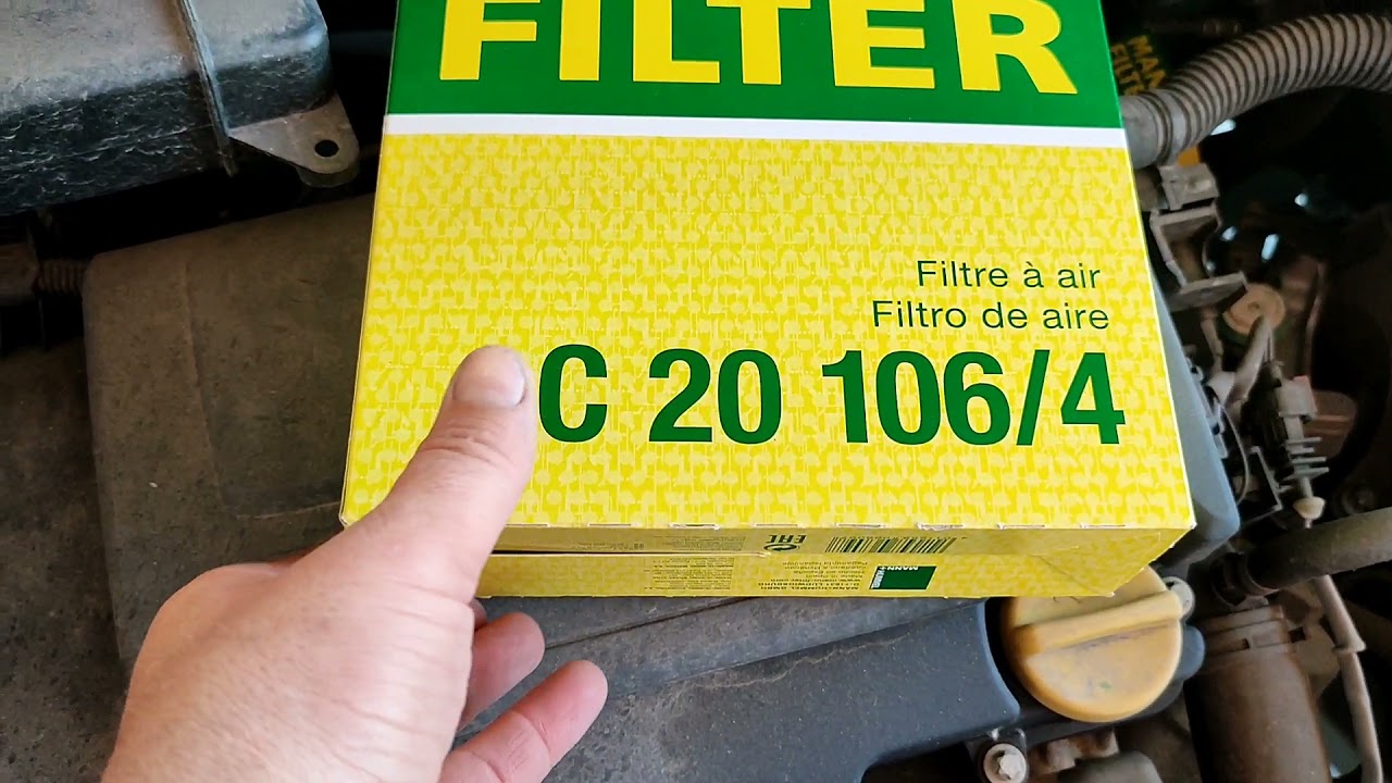 Cambiar FILTRO DE AIRE Y ACEITE Opel Corsa 2018