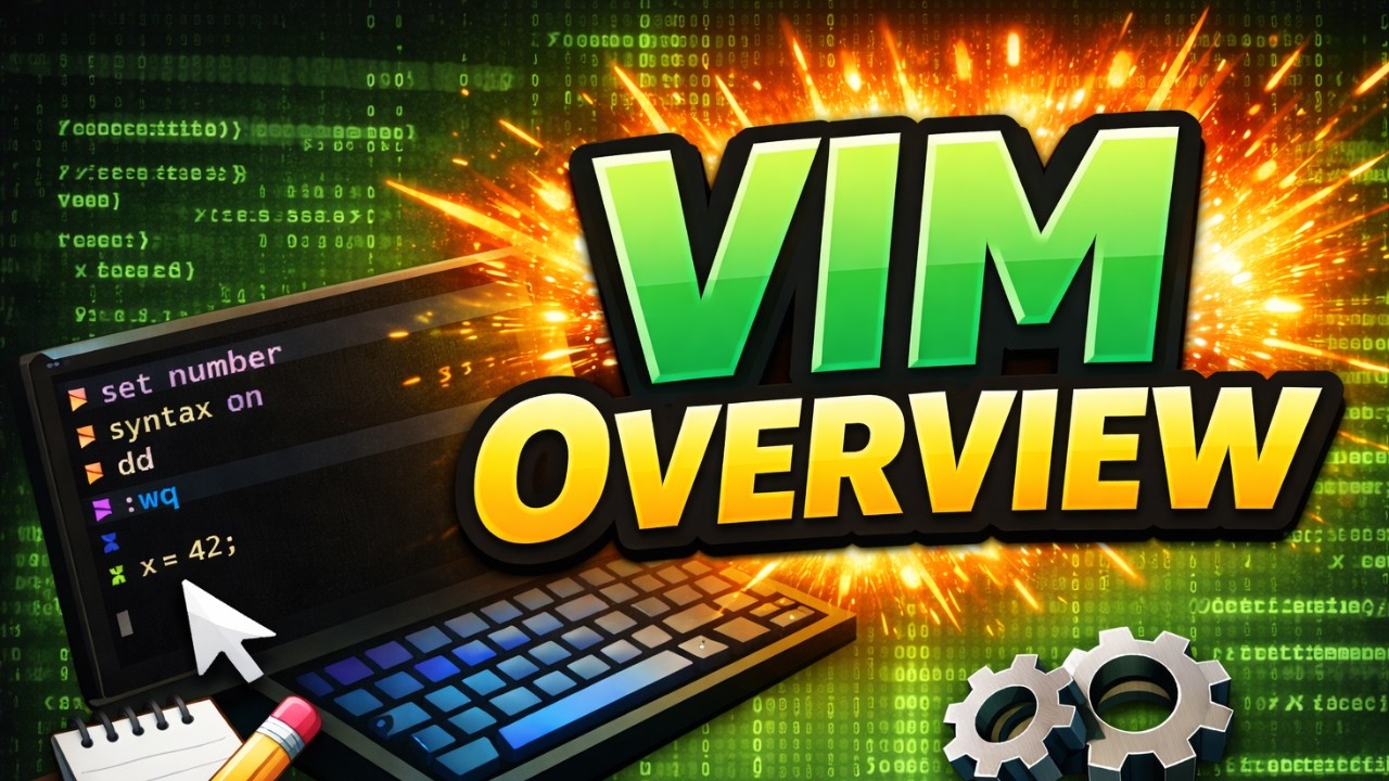 VIM Overview for Beginners | Complete Introduction to Vim