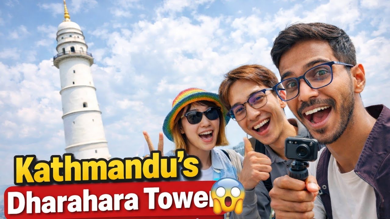 Kathmandu’s Qutub Minar 🇳🇵 | Dharahara Tower | Kathmandu City Tour Nepal