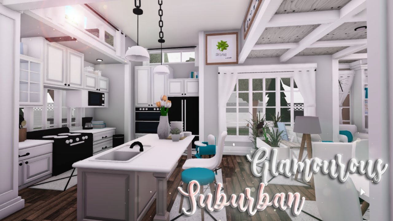 Glamorous Suburban Dream Home | House Build | Roblox: Bloxburg