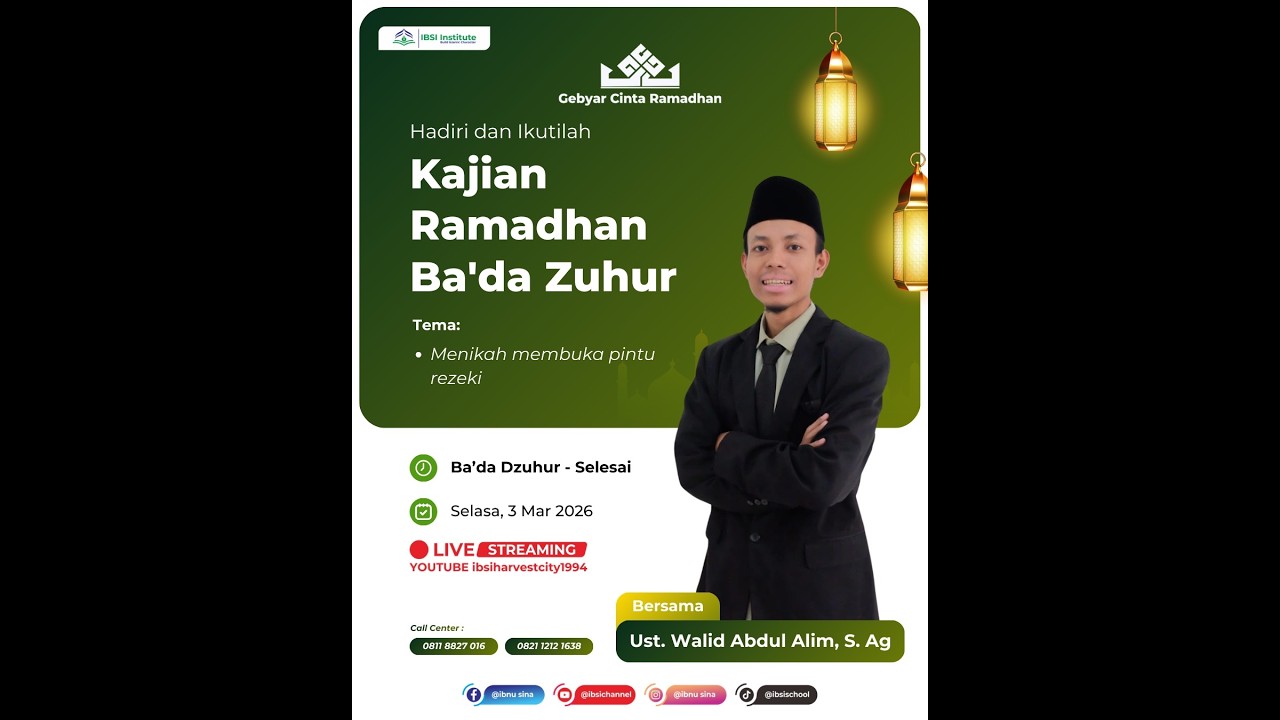 KAJIAN DZUHUR 2026 USTADZ WALID ABDUL ALIM, S.Ag
