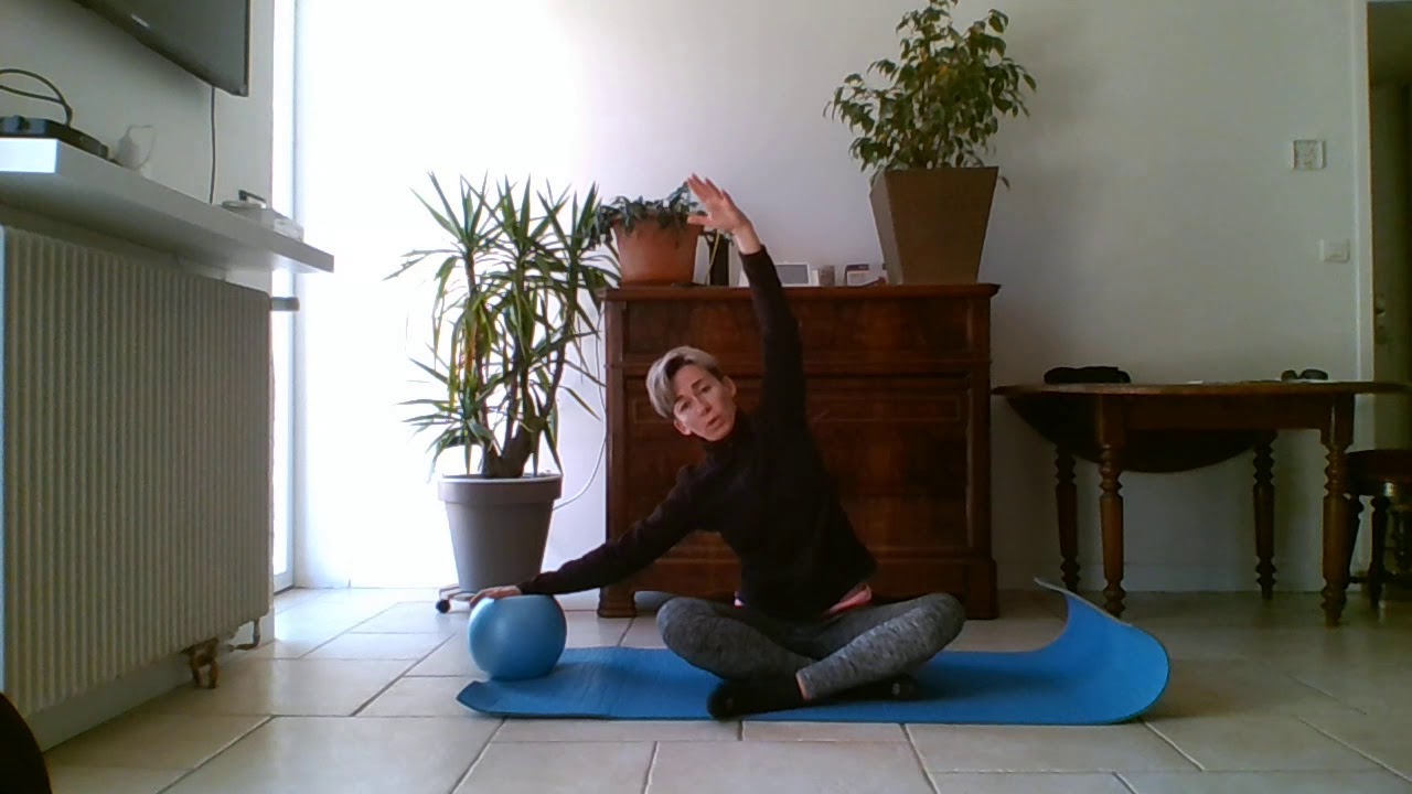 BIEN ETRE stretching avec ballon paille