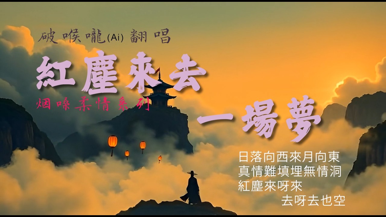 紅塵來去一場夢/破喉嚨ai/ 柔情煙嗓 [ 浮各一朝轉眼無蹤 留不住又何必苦苦爭鋒 ]#老歌新唱 #翻唱
