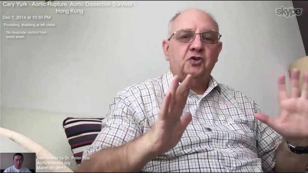 Aortic Warriors interviews aortic rupture aortic dissection survivor Cary Yurk