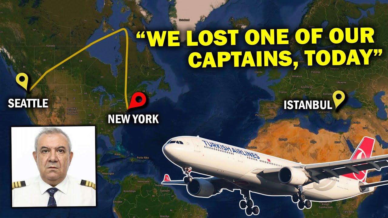 Turkish Airlines pilot dies mid-flight, forcing emergency landing!
