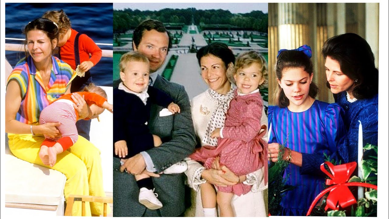 💛💙Queen Silvia's Golden Memories With Her Family||childhood Photos Of Princess Victoria Madeleine 