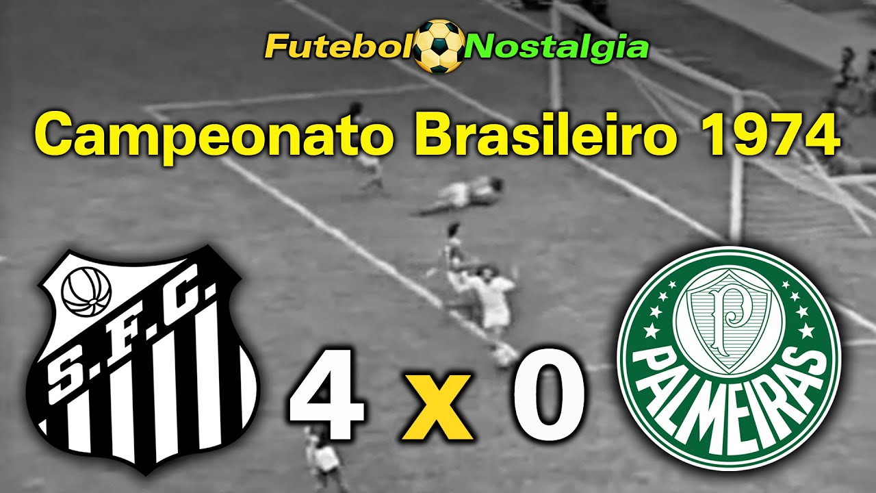 Santos 4 x 0 Palmeiras - 20-04-1974 ( Campeonato Brasileiro )