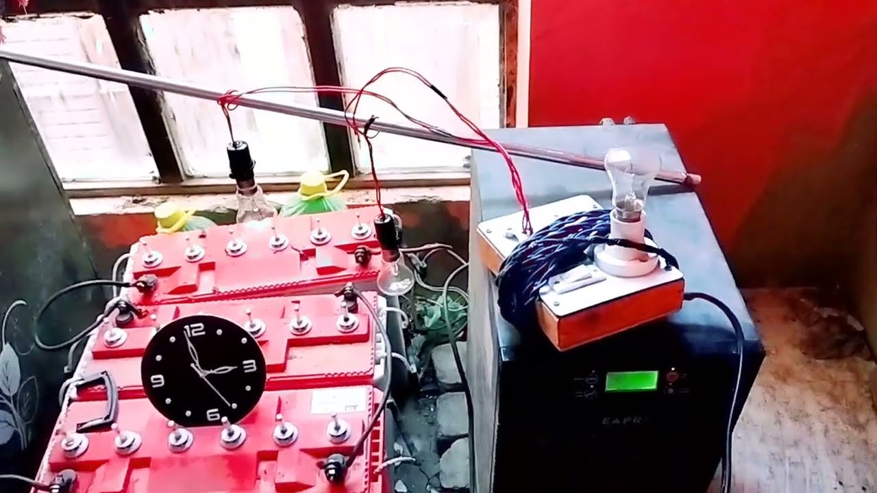 12v 100 Ah Battery Backup Test SMF// 12v  Battery Backup Time