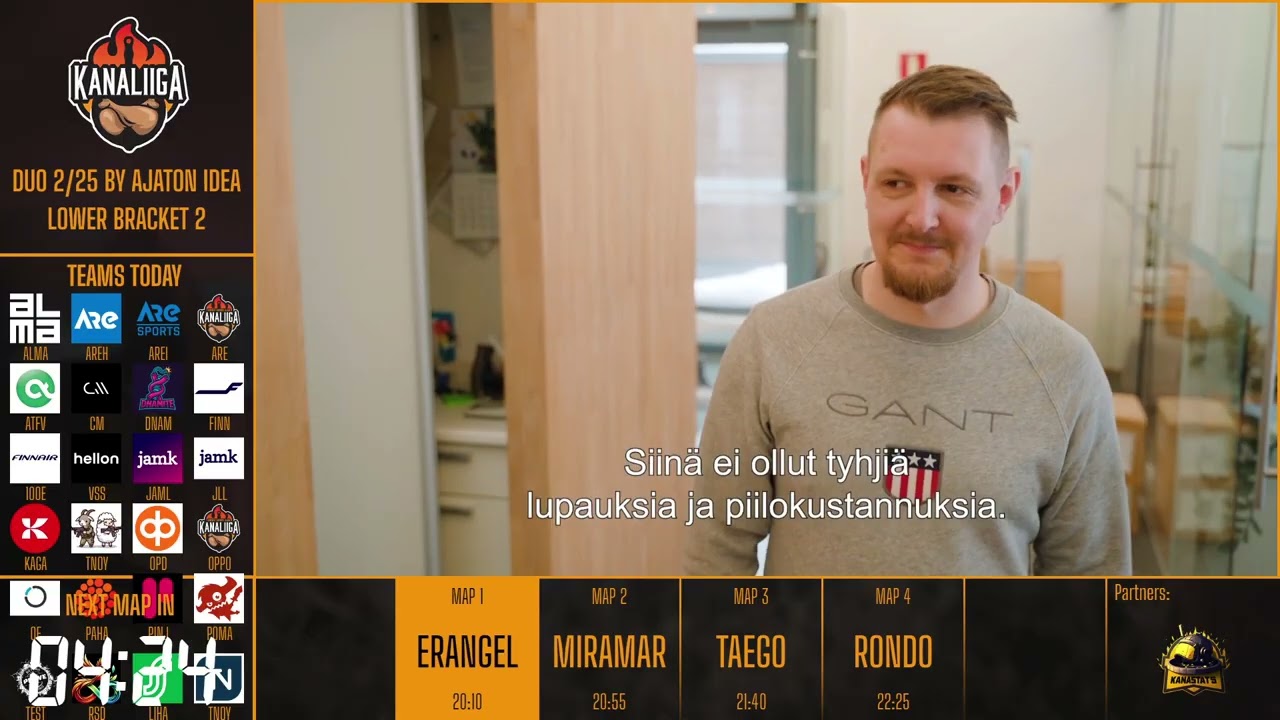 Kanaliiga PUBG DUO 2/25 | Lower Bracket 2 | Caster: Theme