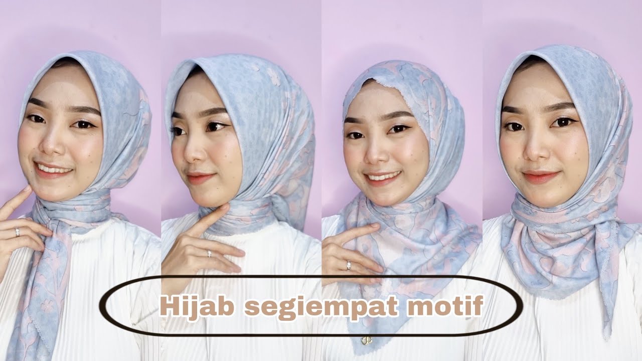 TUTORIAL HIJAB SEGI EMPAT MOTIF RAPI SEHARI HARI @SreezyAnugrahR