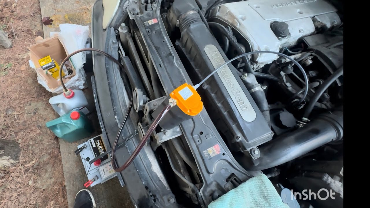 W203 oil Change / OIL PUMP / EXTRACTOR
