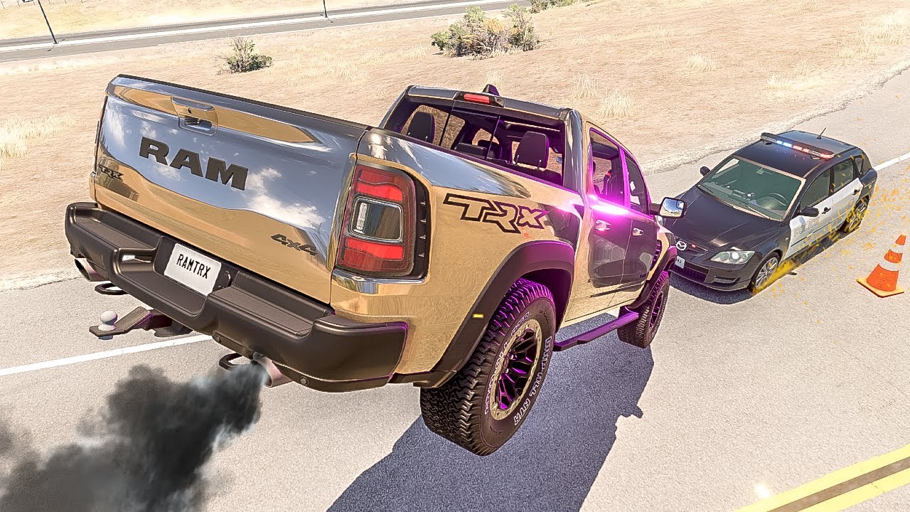 Реалистичные автокатастрофы и безрассудное вождение #6 | BeamNG Drive