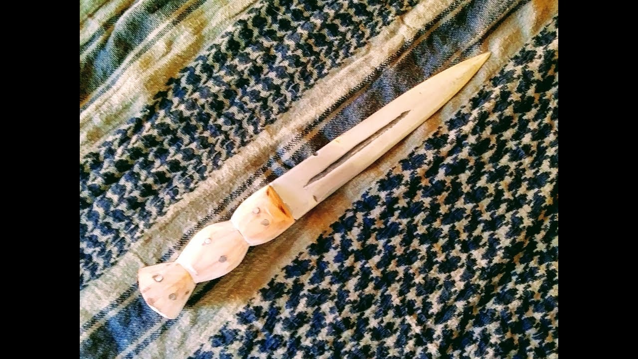 Making a Full-Tang Scottish Dirk Dagger