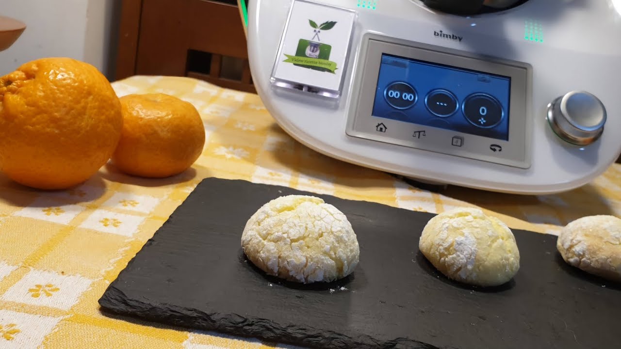 Biscotti morbidi al mandarino per bimby TM7 TM6 TM5 TM31