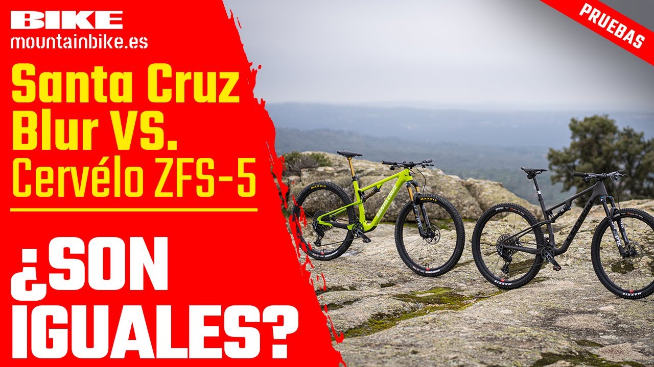 BIKE Pruebas: Santa Cruz Blur Vs. Cervélo ZFS-5. ¿Son iguales? I Revista BIKE