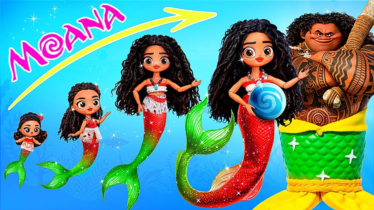 La Sirène Vaiana Grandit! 32 DIY