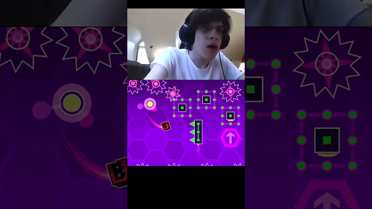 Когда нашёл секретный путь на безумном уровне | Geometry Dash