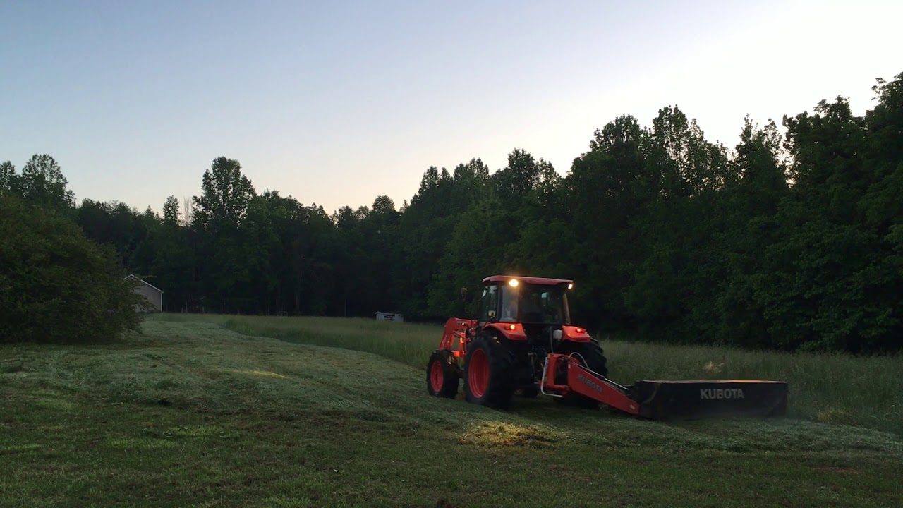 Real time mowing 1.25 acres