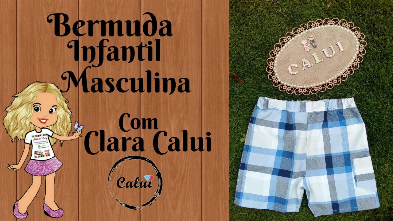 Bermuda Infantil Masculina by Clara Calui.