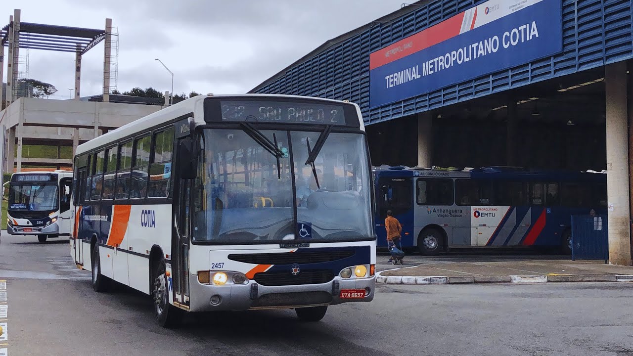 MARCOPOLO VIALE AINDA em OPERAÇÃO! TERMINAL de COTIA | Movimentações de Ônibus #74