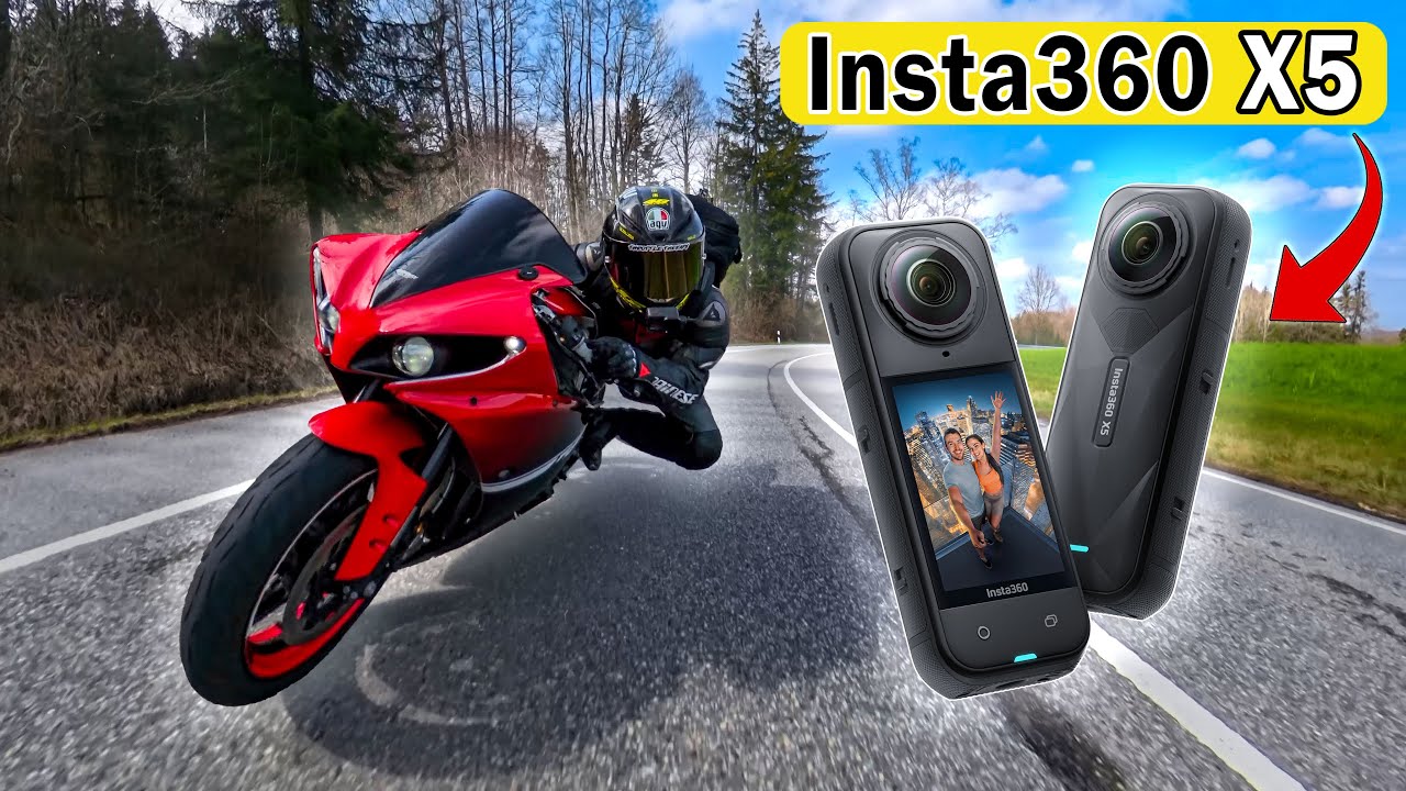 Motovloggen mit der NEUEN Insta360 X5 | 8K 360 bei Tag & NACHT