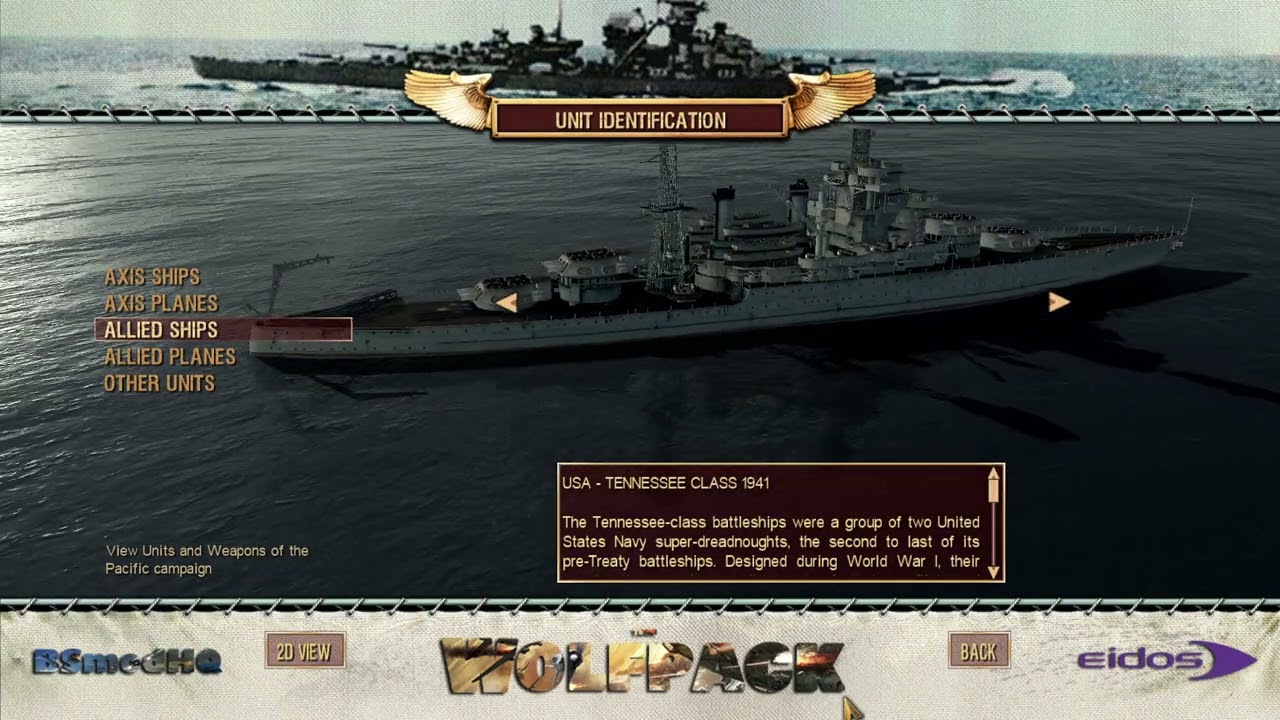 Battlestations Pacific Remastered (Overhaul) US Battleship line