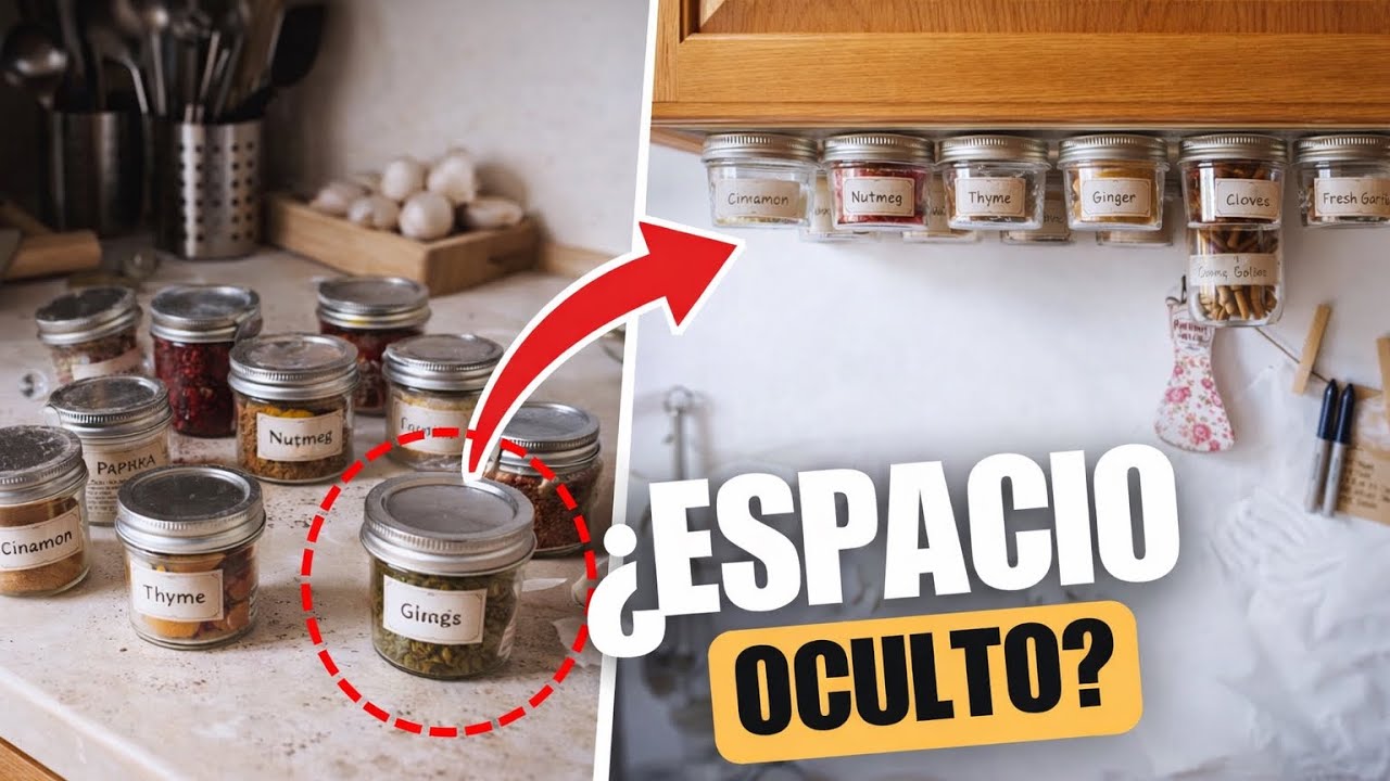 ¡Tu COCINA no es PEQUEÑA! 22 TRUCOS para aprovechar RINCONES que hoy DESPERDICIAS