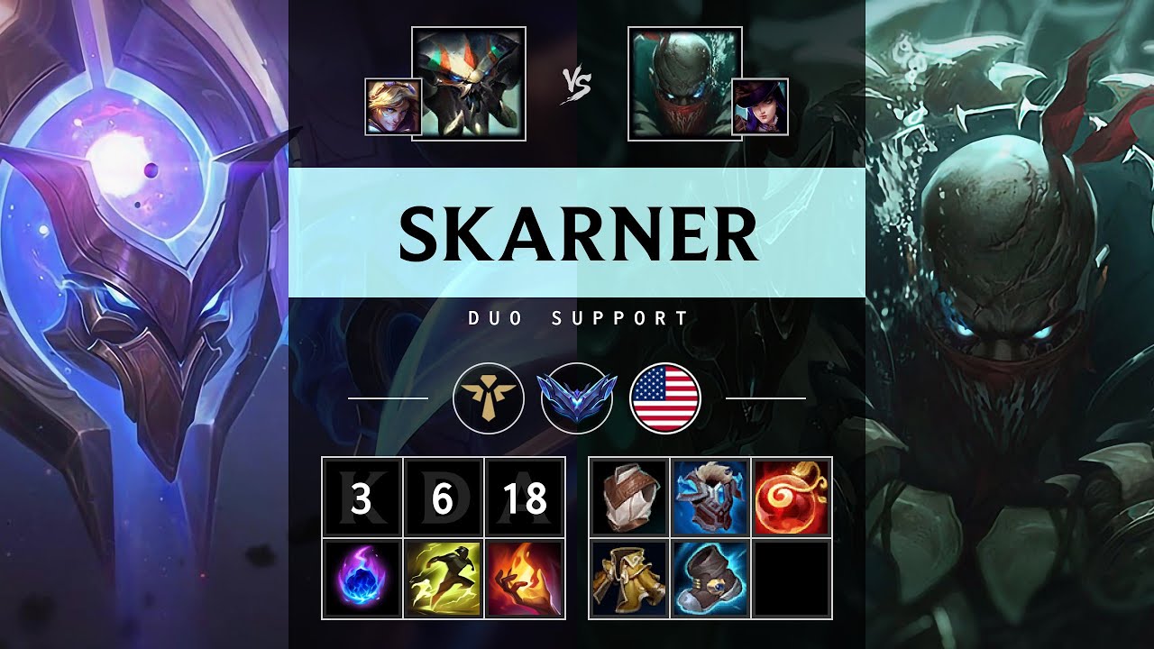 Skarner Support vs Pyke - NA Diamond Patch 25.17