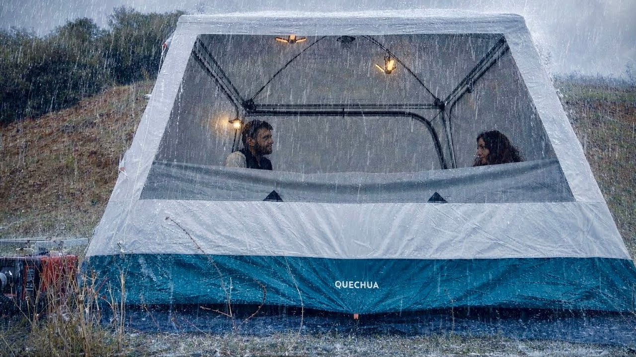 Kış Kamplarını Zirveye Taşıyan Gölgelik | Quechua Base Fresh Gölgelik İncelemesi