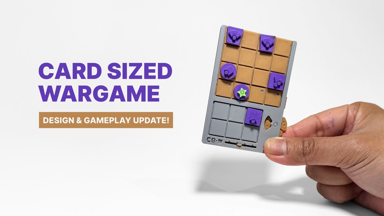 Card sized wargame design and gameplay update