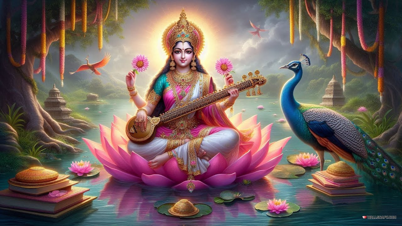 Saraswati Mata Ji Ki Aarti #bhakti #aarti #hindugod