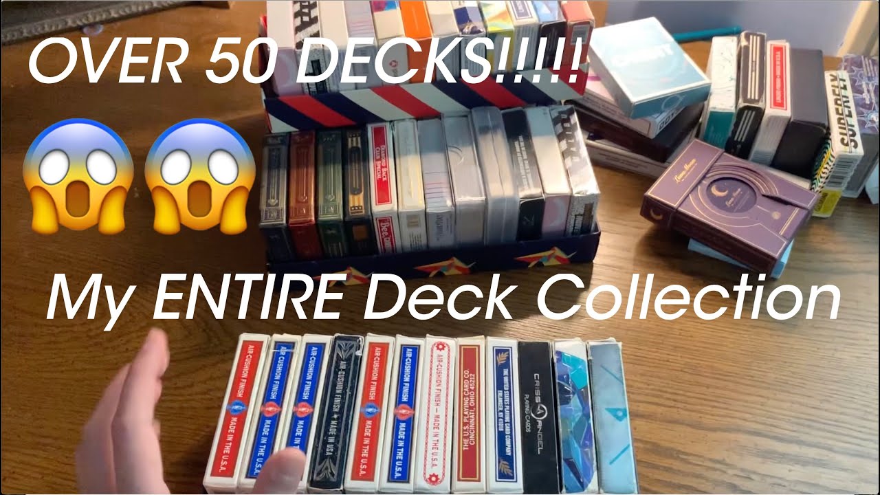 My Entire Playing Card Deck Collection // 2020