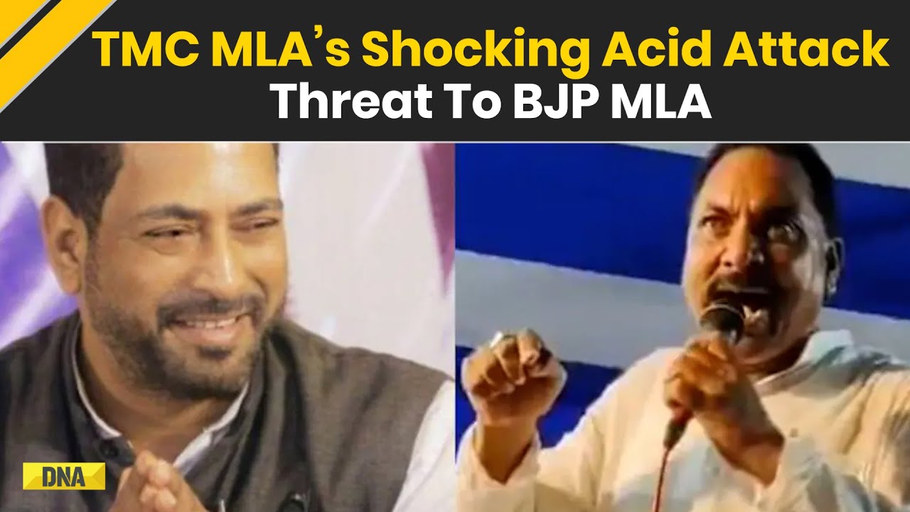 TMC MLA Sparks Row With Acid Attack Threat Against BJP Leader, Later Justifies Remarks