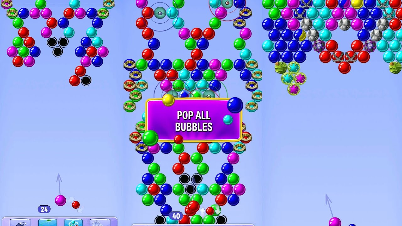 classic bubble shooter game level 2570-2572