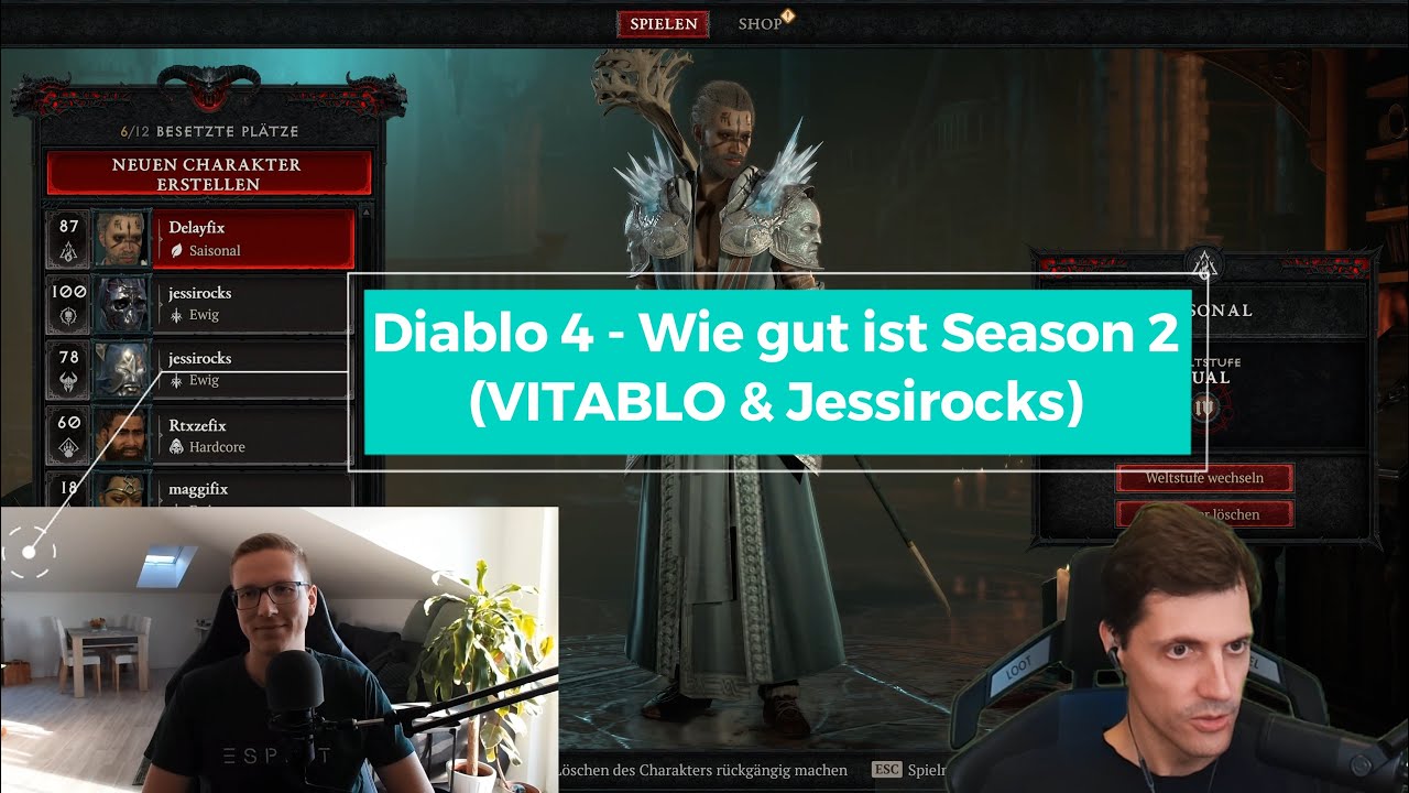 Diablo 4: Wie gut ist Season 2 mit @VITABLO & jessirocks