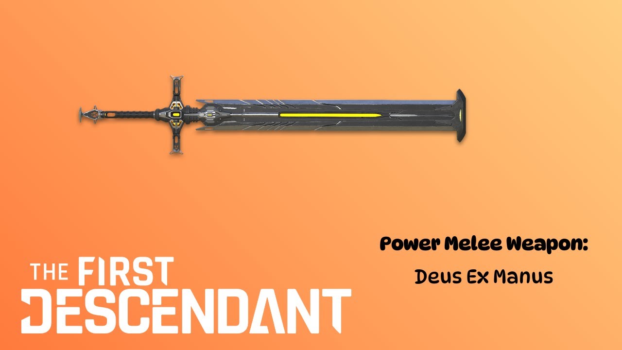Build for the Deus Ex Manus - The First Descendant
