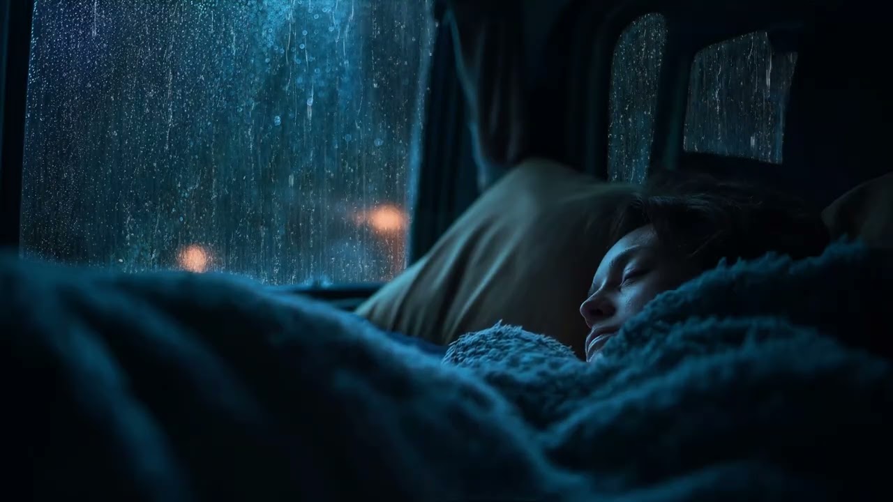 The Surprising CALMNESS of Rain Tapping on the Car While You Rest
