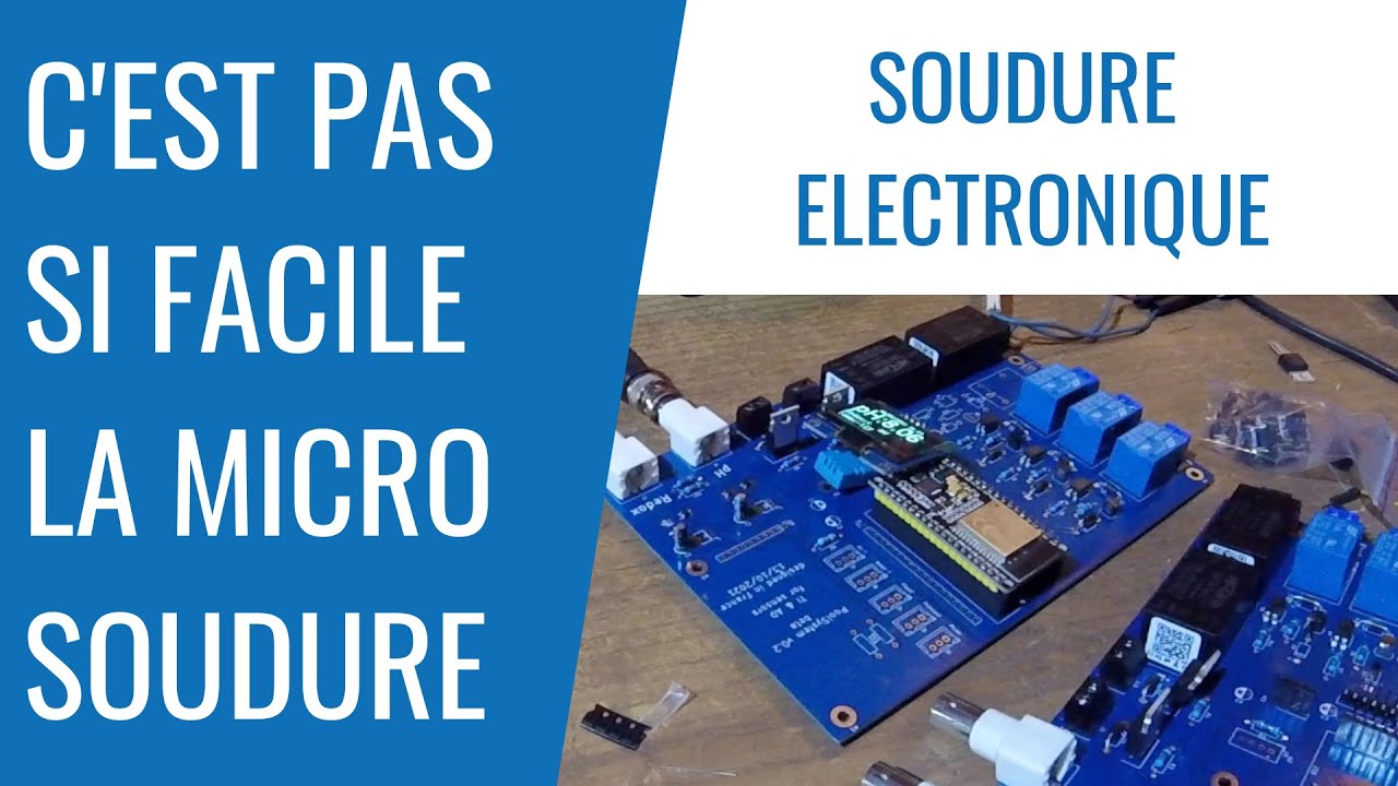 Souder les composant sur un circuit imprimé (PCB)