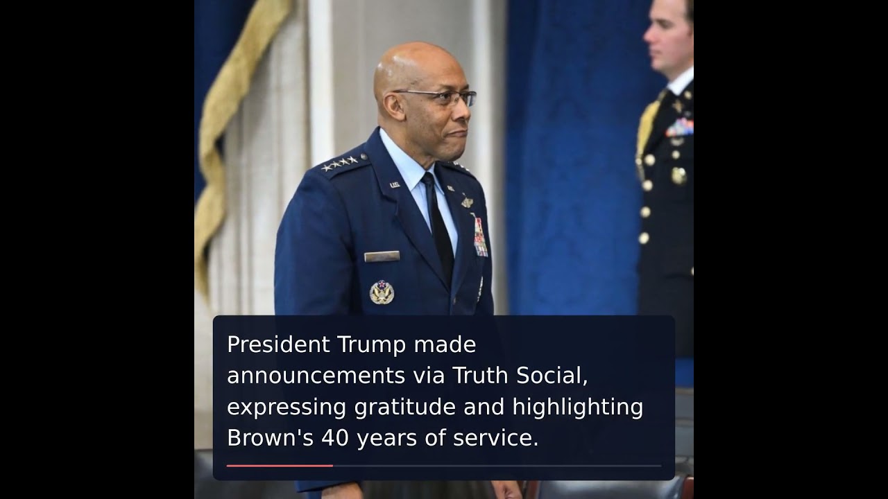 Major Military Shake-Up: Trump Administration Fires Top Brass