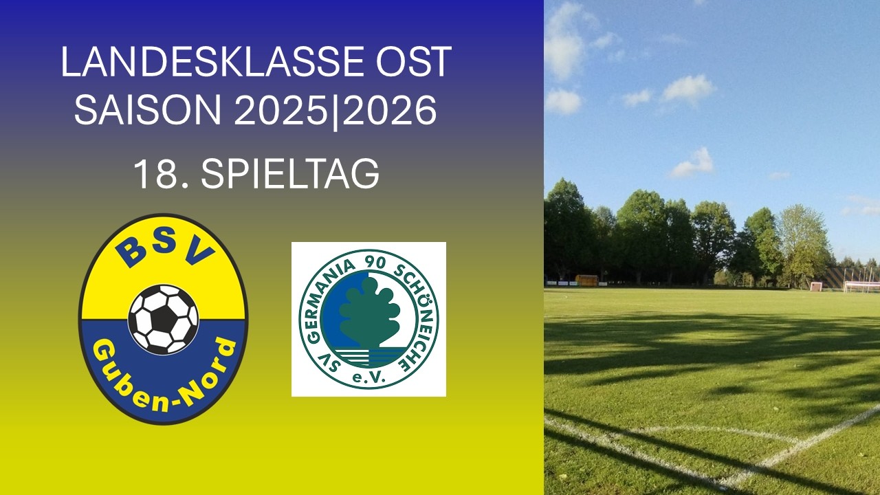 ⚽️🟡🔵 BSV Guben Nord - Germania Schöneiche II | LK OST #18 14.03.26 🔵🟡⚽️ Alle Tore & Highlights